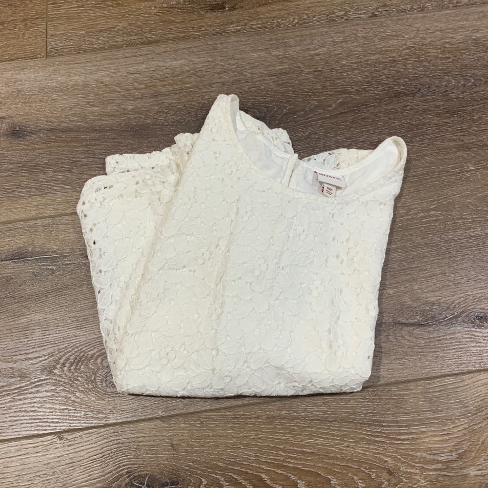 Merona Cream Lace Blouse